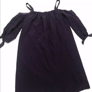 Madewell Silk Open-Shoulder Dress